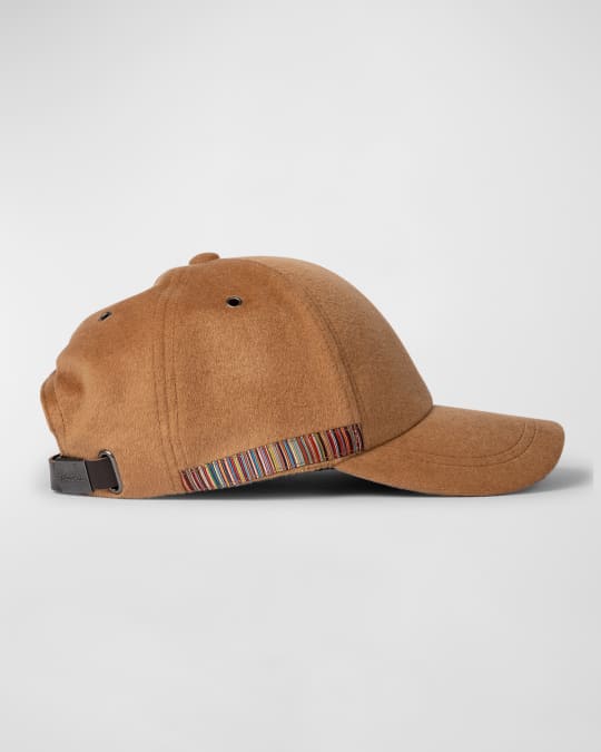 Paul Smith Men's Cashmere-Wool Baseball Cap Neiman Marcus