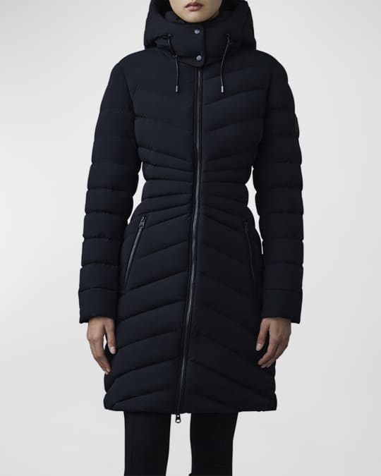 Mackage Camea Stretch Light-Down Puffer Jacket | Neiman Marcus