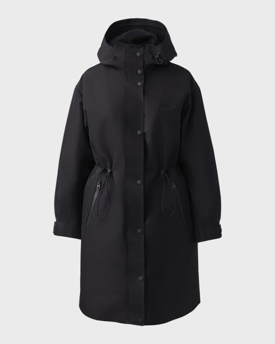 Mackage＊BREER-CITY Long 2-in-1 rain parka＊レインパーカ Mackage Breer-City Long 2-in-1 Rain Parka with Removable