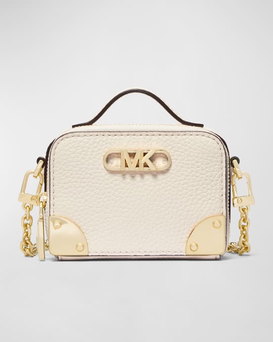 MICHAEL Michael Kors Micro Trunk Leather Crossbody Bag | Neiman Marcus