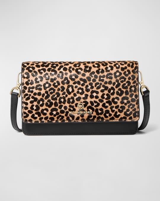 Michael kors leopard new arrivals print crossbody bag