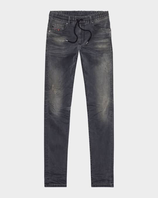 注目ブランドのギフト Jogg D-Krooley Men's Diesel L.32 Sweat Denim Wash Grey Dark パンツ
