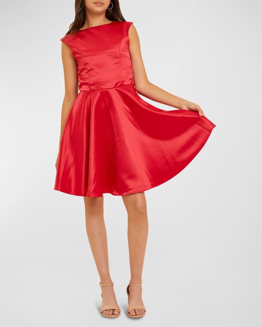 Un Deux Trois Girl's Cap Sleeve A-Line Dress, Size 7-16 | Neiman Marcus