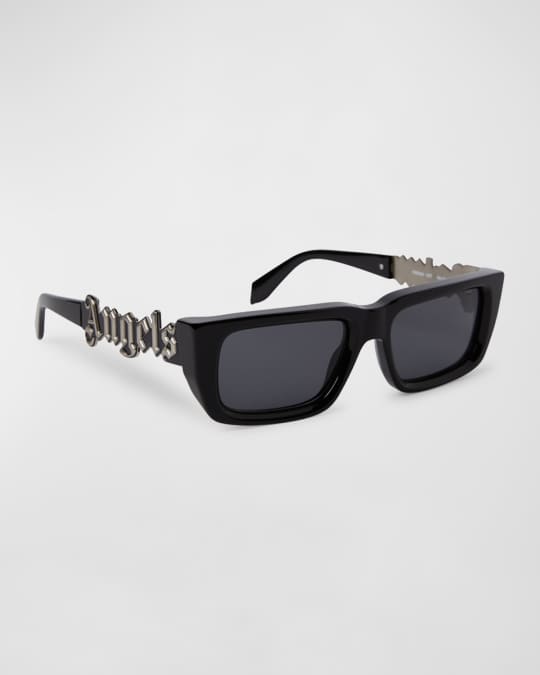 Men's Milford Acetate Rectangle Sunglasses