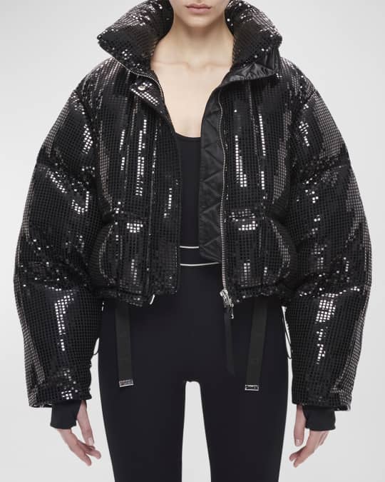 thumbnail image 2 of Girls Cropped Puffer Jacket Toddler Warm Down Winter Coat Long Sleeve Short Coats Quilted Jacket With Pockets Outerwear - Product Details 2 of 13