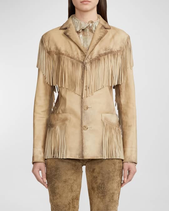 Ralph lauren fringe jacket sale