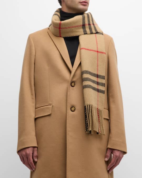Burberry mens store cashmere scarf