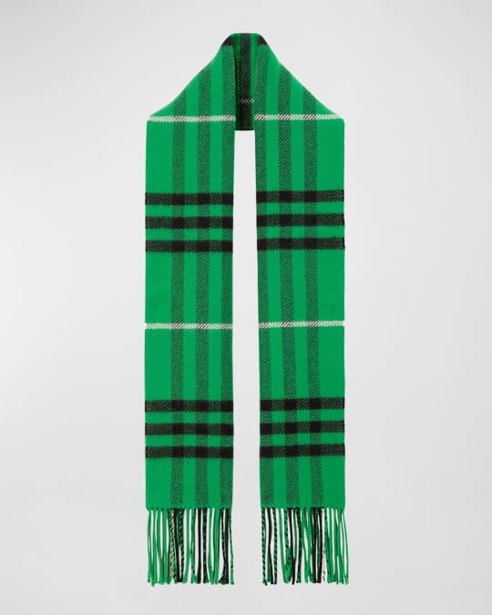 Burberry scarf mens green top
