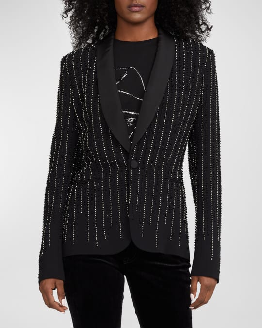 Ralph lauren sequin clearance blazer