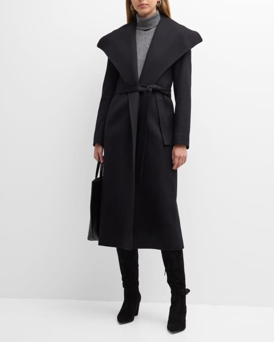 Jordy Belted Wool Wrap Coat