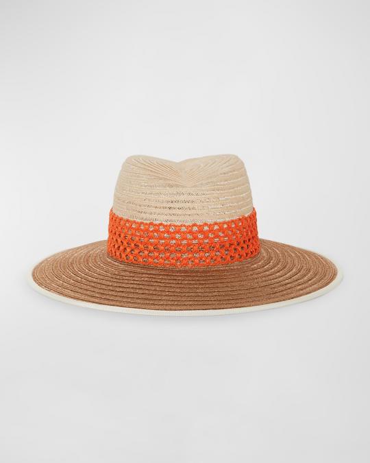 Destree Cindy Straw Hat Destree Cindy Straw Hat In Brown,Orange - 70% Off | Editorialist main image 2