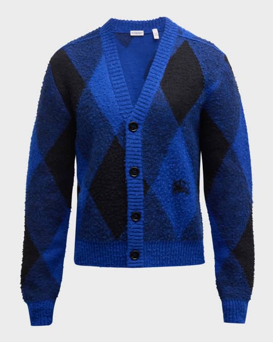 Burberry sweater mens blue online