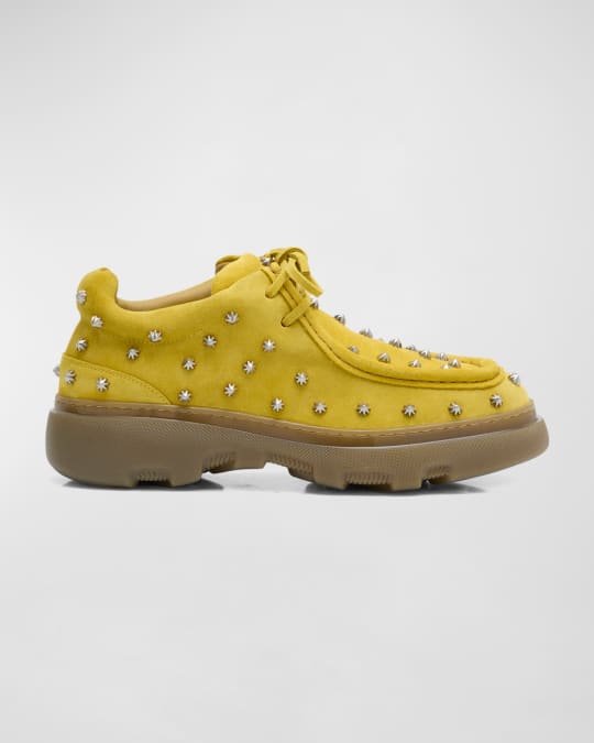 Burberry sneakers mens yellow clearance