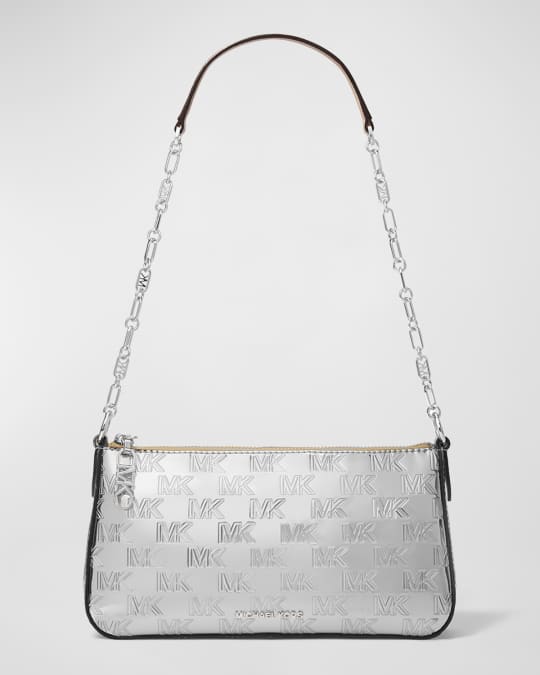 Monogram Metallic Pouchette Shoulder Bag