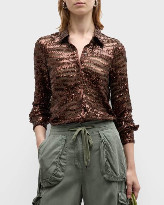 Express sequin top 2025