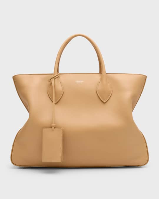 Ferragamo Men s Star Leather Tote Bag Neiman Marcus