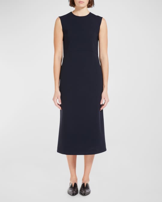 Max Mara Leisure Sleeveless A-Line Jersey Midi Dress | Neiman Marcus