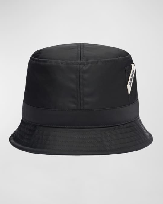 Jacquemus◆Le bob Ovalie◆ナイロンバケットハット Jacquemus Le Bob Ovalie Nylon Bucket Hat | Neiman Marcus