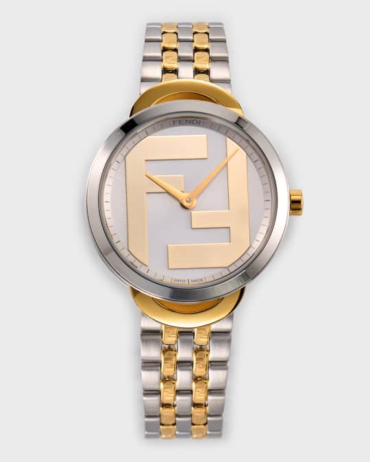 Fendi 30mm Two Tone Bracelet Watch | Neiman Marcus