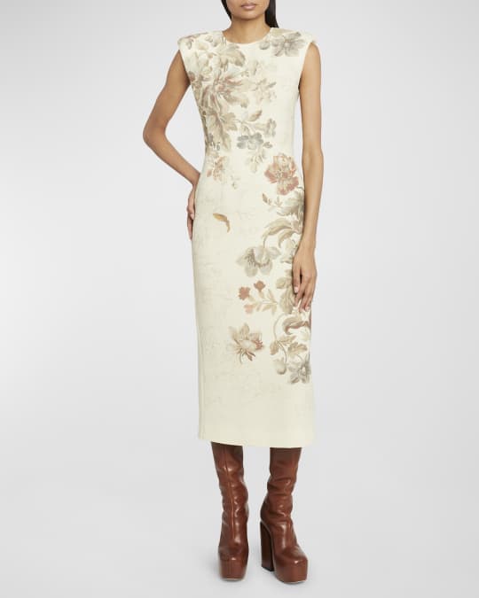 knee length dresses for ladies Dries Van Noten Midi – Runway Catalog