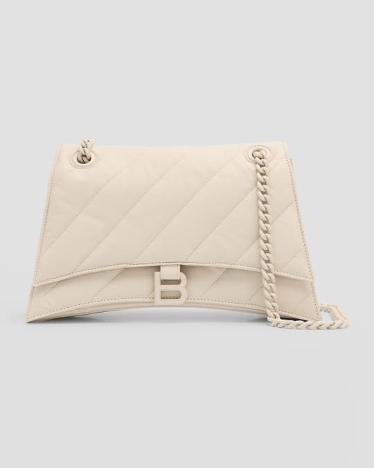 Balenciaga Crush Medium Quilted Chain Bag | Neiman Marcus