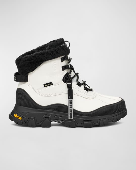 ugg adirondack leather lace up hiker booties