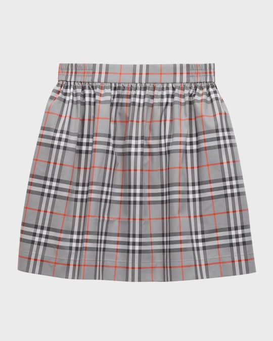 Girl s Kelsey Short Check Skirt Size 3 14