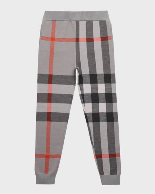 Burberry print joggers discount
