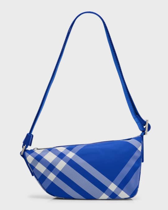 【関税込み】Burberry SHIELD CHECK JACQUARD MESSENGER BAG BURBERRY Large Shield Checked Jacquard Messenger Bag for Men