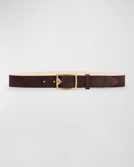 Rag and bone boyfriend belt camel cheap