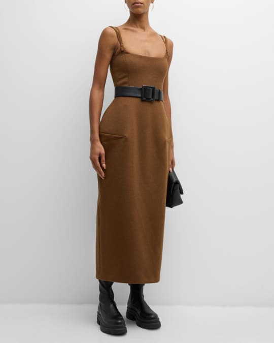 Max Mara Bea Tailored Midi Dress Neiman Marcus