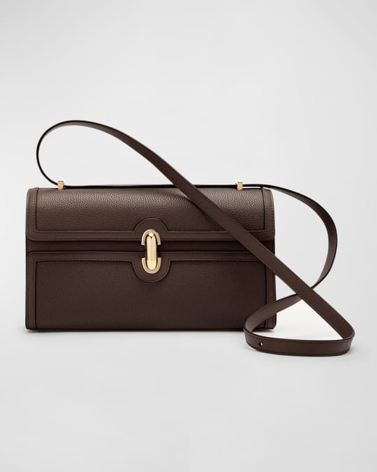 Savette The Symmetry 26 Leather Top-Handle Bag | Neiman Marcus
