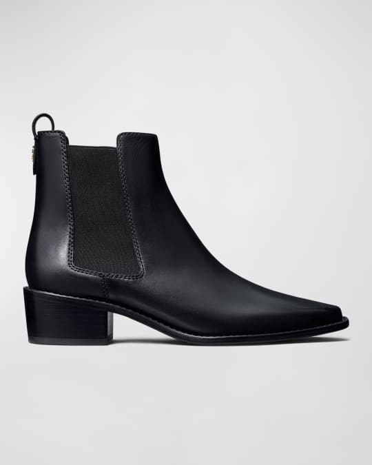 Tory Burch Leather Chelsea Ankle Boots | Neiman Marcus