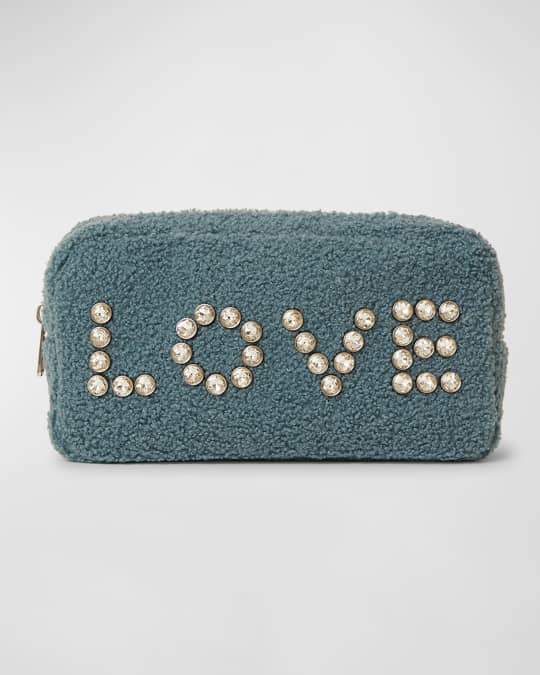 BTB Los Angeles Love Crystal Small Cosmetic Bag Neiman Marcus