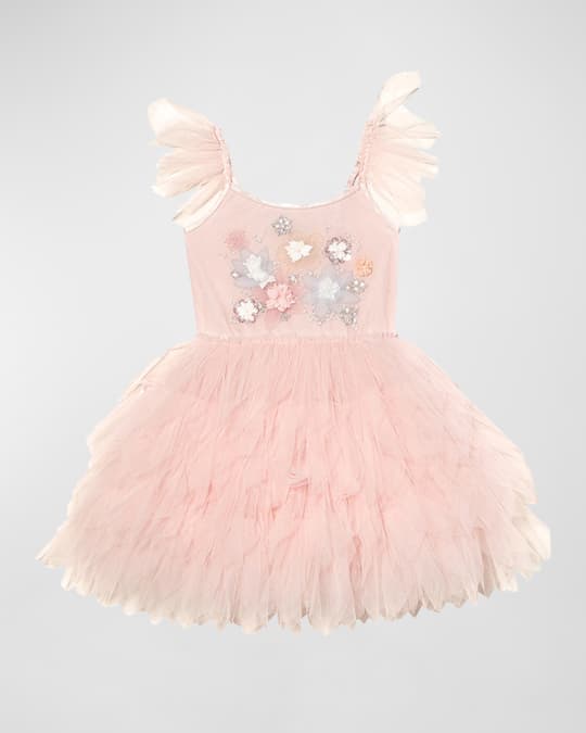 Tutu Du Monde Girl's Fantastical Floral Embroidered Layered Tutu Dress,  Size 3M-24M | Neiman Marcus