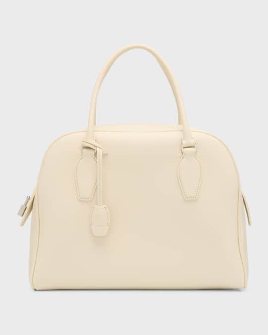 India 12.00 Top Handle in Deerskin Leather