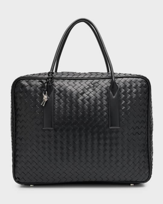 MY　BOTTEGA VENETA ブラックレザーケース Bottega Veneta Getaway Large Weekender | Neiman Marcus