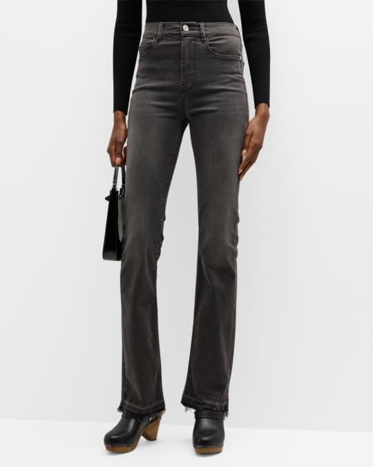 FRAME Le Super High Mini Bootcut Jeans | Neiman Marcus