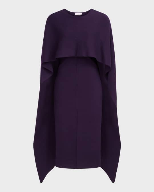 Halston 2025 cape dress