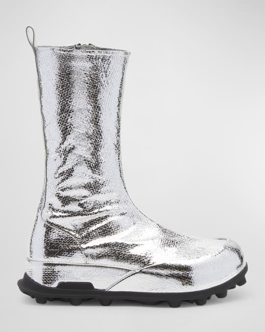 Tall top sneaker boots