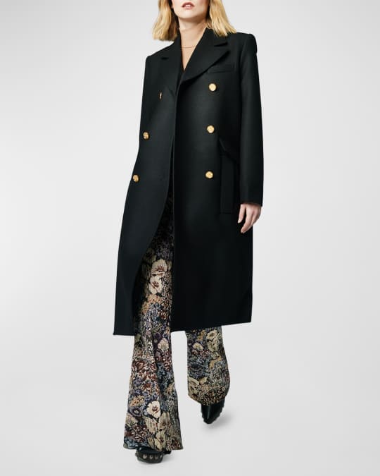 Double Breasted Wool Overcoat