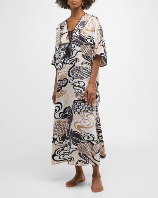 Neiman marcus natori caftan deals