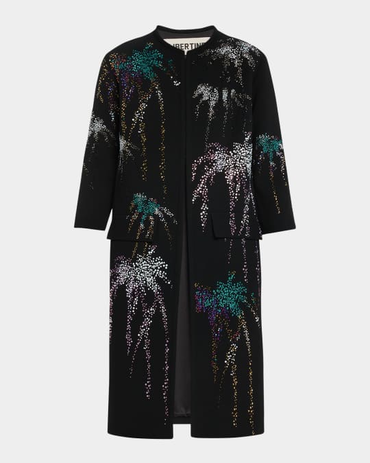 Embellished duster coat 2025