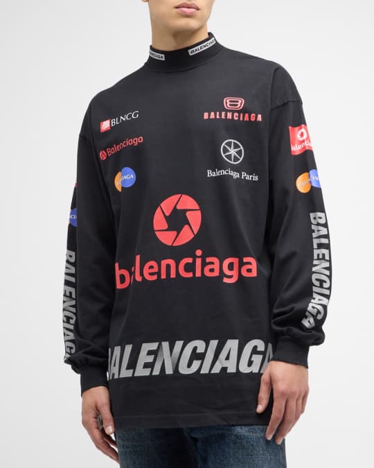 すぐったレディース福袋 Balenciaga Men's Top League Long Sleeve T Shirt Oversized トップス