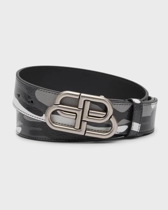 Balenciaga BB Large Belt Camo Print Neiman Marcus