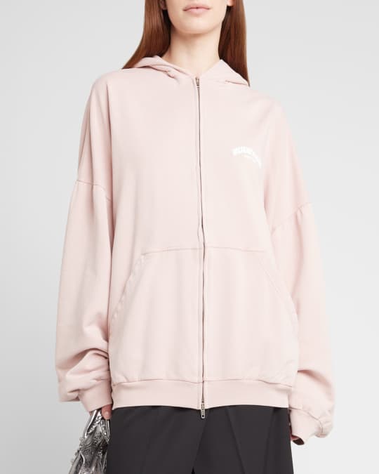 送料込直営店+BALENCIAGA+BACK FLIP ROUND HOODIE オーバーsize Balenciaga Back Flip Round Oversized Hoodie | Saks Fifth Avenue