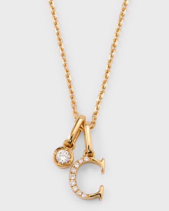 Neiman marcus initial necklace hot sale