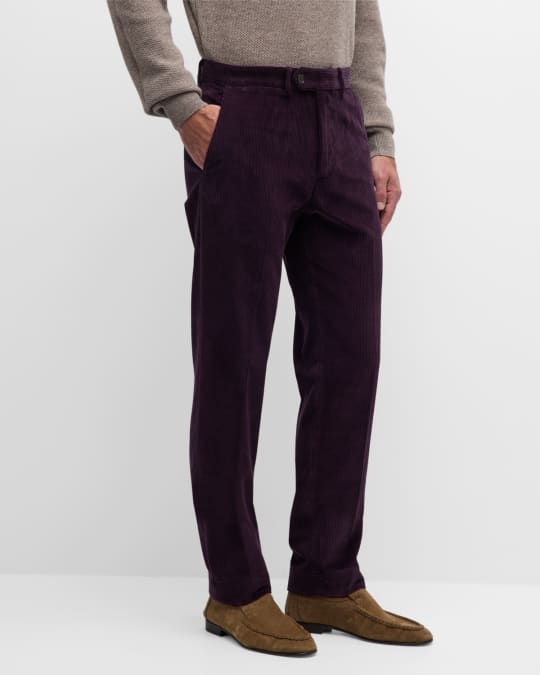 Ralph Lauren Purple Label Men's Slim-Fit Corduroy Pants | Neiman