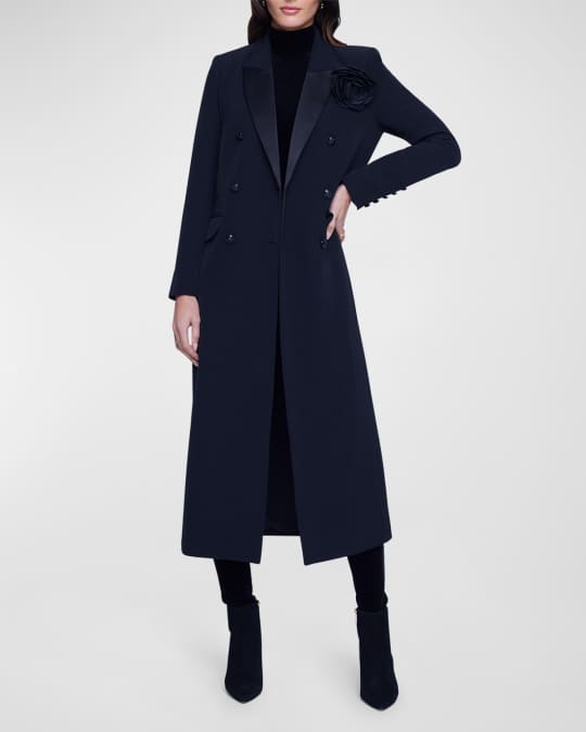 L Agence Quinton Long Tux Jacket Neiman Marcus