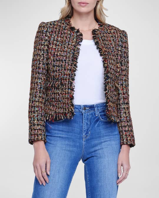 新品＊Ameri＊LADY LIKE PRINT TWEEDS JACKET Ameri（アメリ）の「LADY